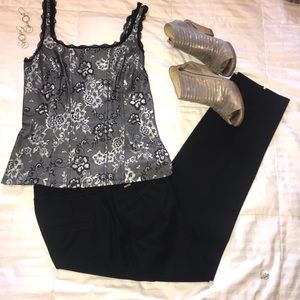 White House Black Market black Slim ankle pants